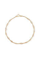 Bracelet "Constellation Ovale" Or Jaune 375/1000 et Zirconium