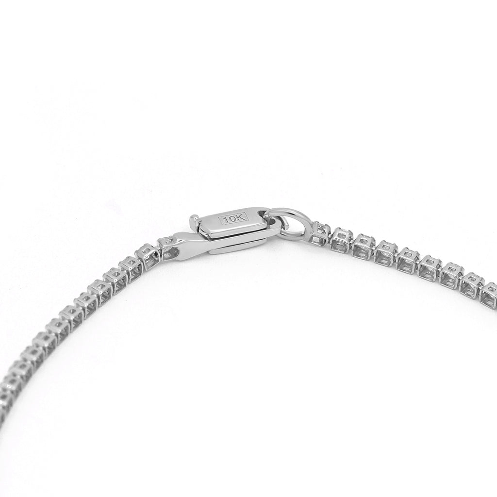 Bracelet"Sublime Rivière" Or Blanc 375/1000 D1,040/86