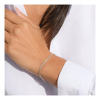 Bracelet"Sublime Rivière" Or Blanc 375/1000 D1,040/86
