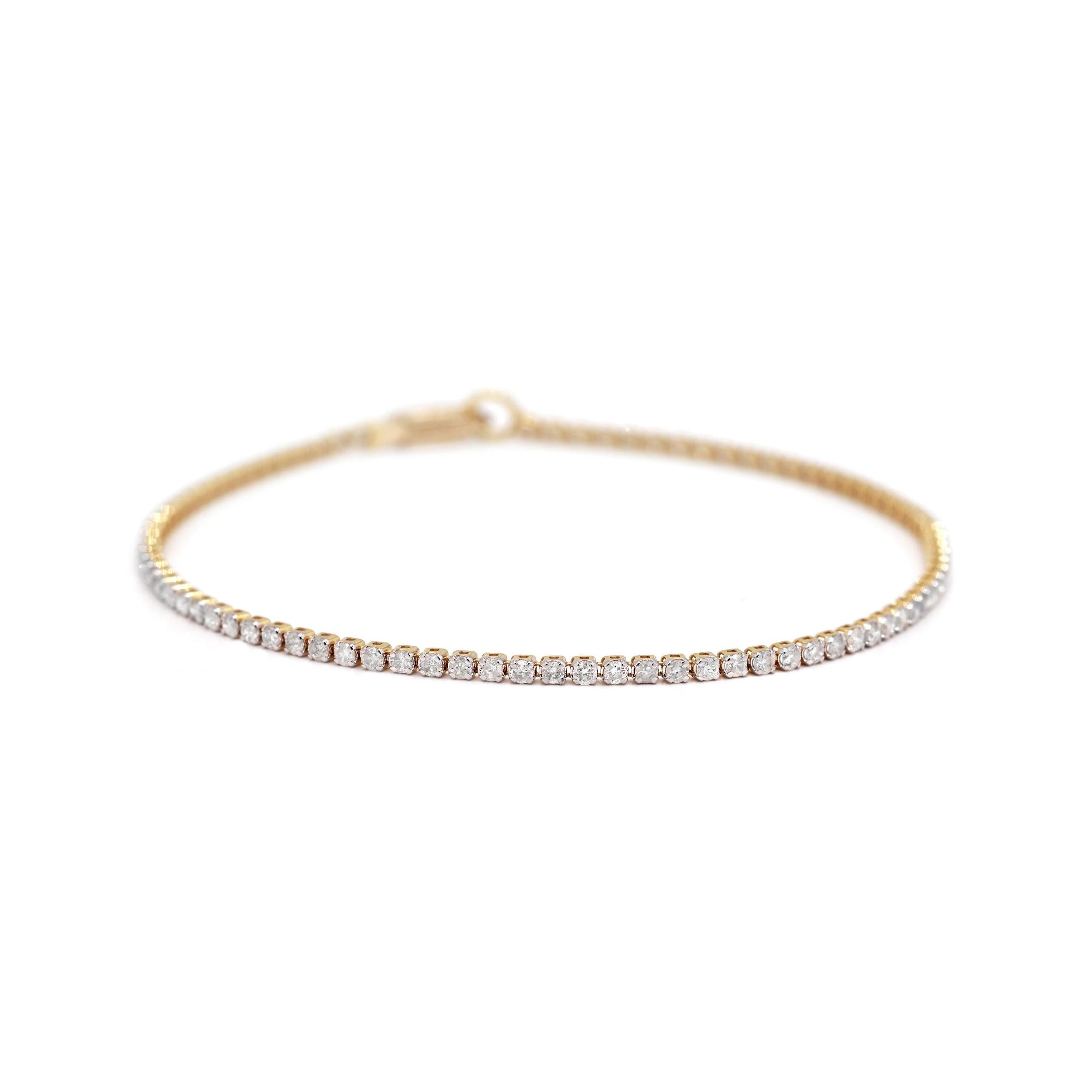 Bracelet"Sublime Rivière" Or Jaune 375/1000 D1,040/86