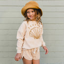 Shorts de rizo Rylee and Cru shell - Selección Rylee and Cru disponible en amaetc.com, concept store ecológico para bebés, niños y toda la familia