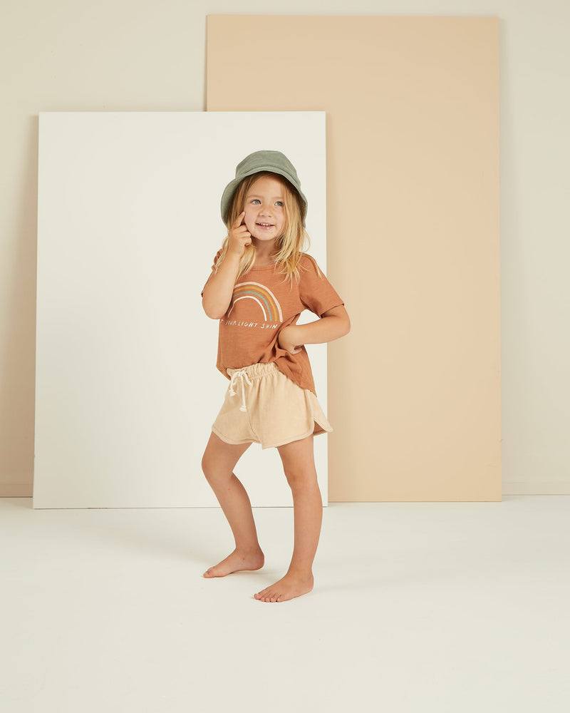 Shorts de rizo Rylee and Cru shell - Selección Rylee and Cru disponible en amaetc.com, concept store ecológico para bebés, niños y toda la familia