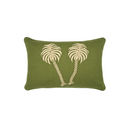 Coussin - Cloud - Lin Vert - Palmiers