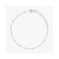 White Gold Ball Chain Bracelet