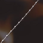 Ball Chain Bracelet In 375/1000 White Gold