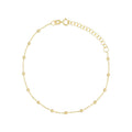 Bracelet Chaîne Boule En Or Jaune 375/1000 - Or Jaune 375/1000
