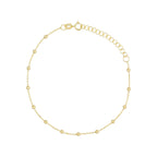 Bracelet Chaîne Boule En Or Jaune 375/1000 - Or Jaune 375/1000