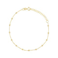 Ball Chain Bracelet In 375/1000 Yellow Gold