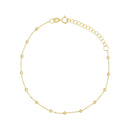 Bracelet Chaîne Boule En Or Jaune 375/1000