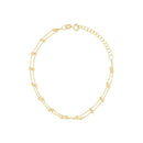 Double Ball Chain Bracelet - Yellow Gold 375/1000