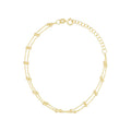 Bracelet Double Chaîne Boules En Or Jaune 375/1000