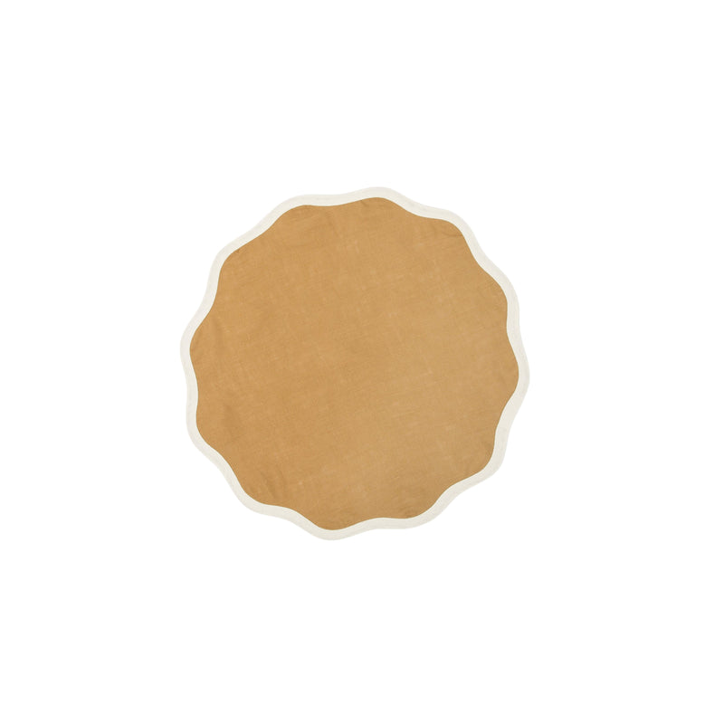Round Placemat – Shell Arena Camel