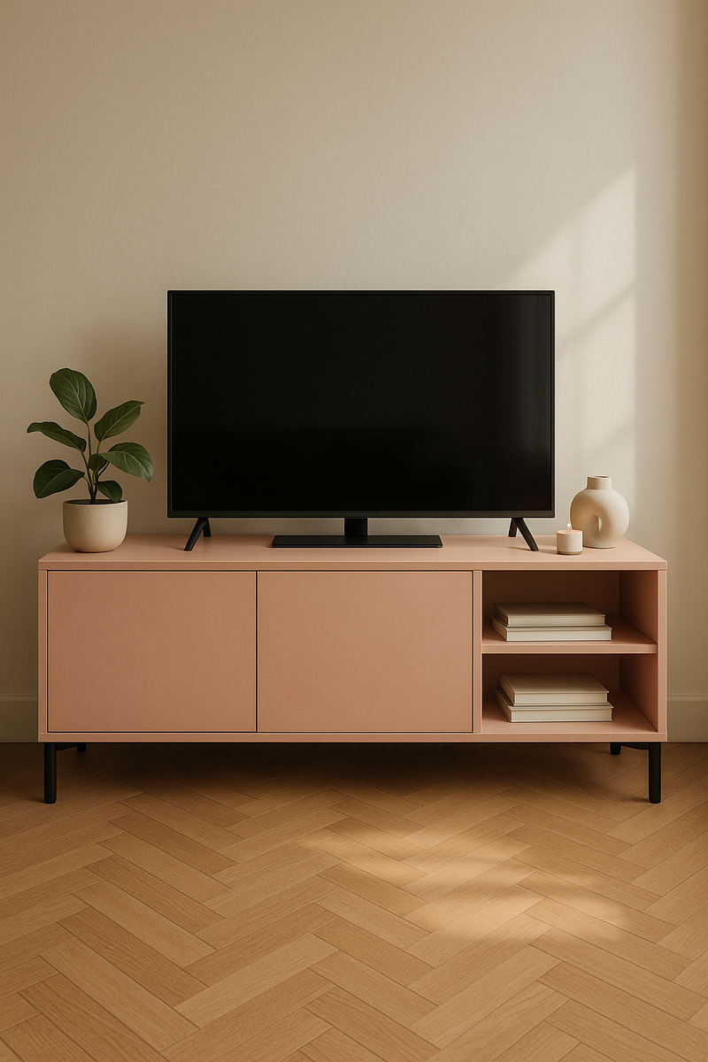 Meuble TV Mirko 113 cm "Pink"