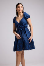 Vestido Corto - Rebecca - Navy