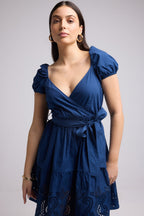 Vestido Corto - Rebecca - Navy
