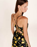 Robe Mi-Longue Rebecca - Noir