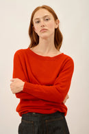 Pull Chauve Souris - Rebecca - Rouge