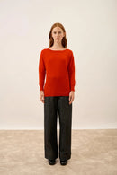 Pull Chauve Souris - Rebecca - Rouge