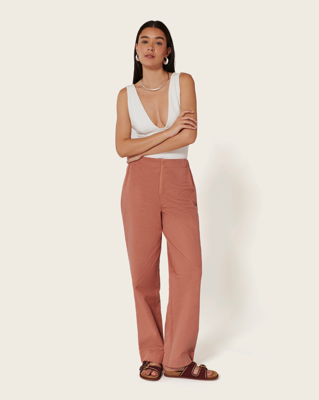 Pantaloni Redford - Ceramica