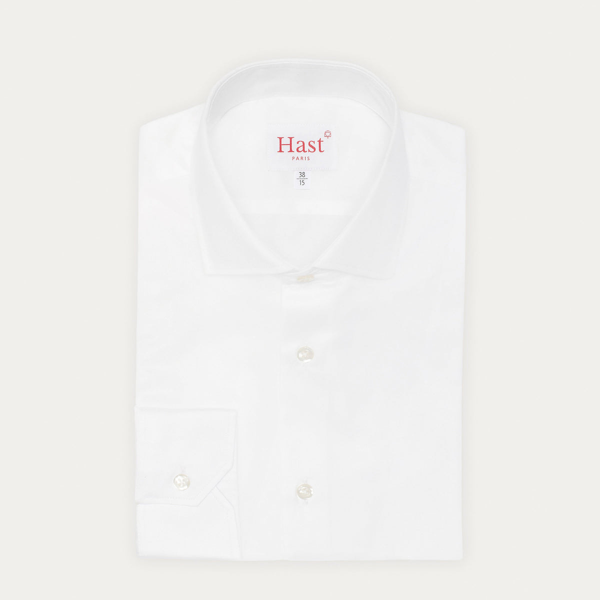 Chemise En Twill Double Retors Blanche