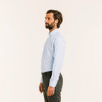 Chemise En Oxford Double Retors Bleu Ciel