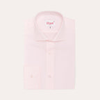 Chemise En Popeline Double Retors Rose Pâle