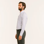Chemise En Chevron Double Retors Blanche