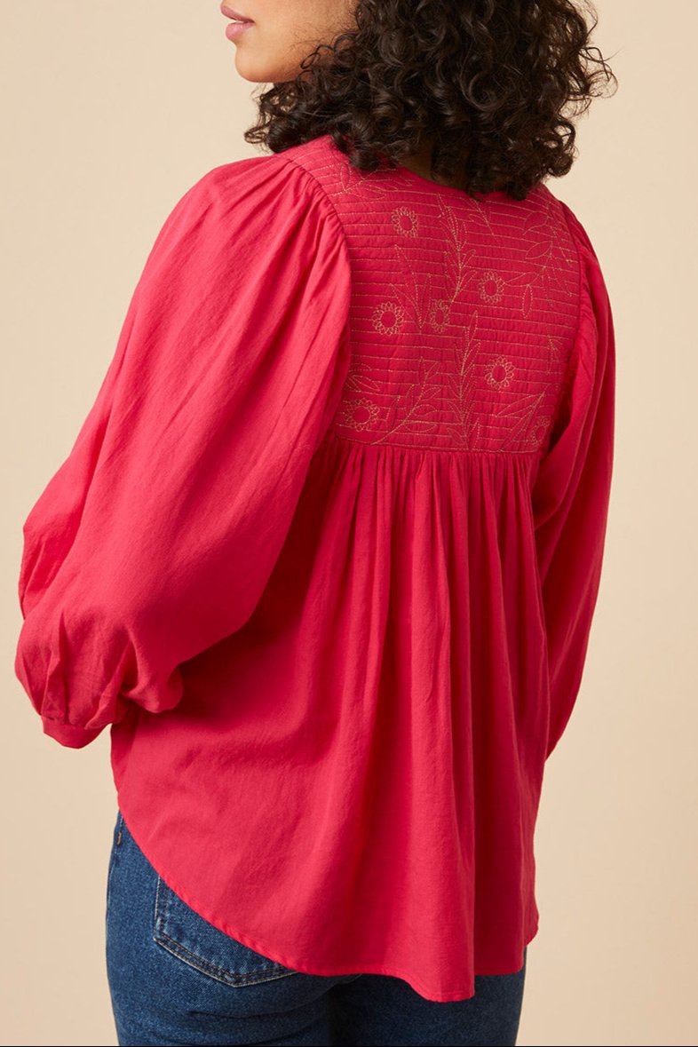Blouse Regine - Geranium