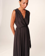 Vestido Largo Regis - Antracita