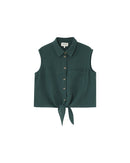Camisa Anudada Esmeralda Regaliz