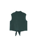 Camisa Anudada Esmeralda Regaliz