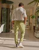 Reiko - Vincent Basic Chino Trousers - Light Tea - Man