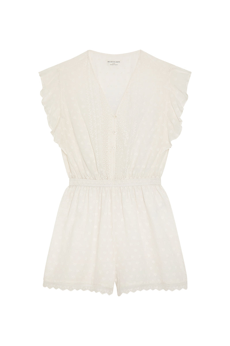Renanas Short Jumpsuit - Ecru