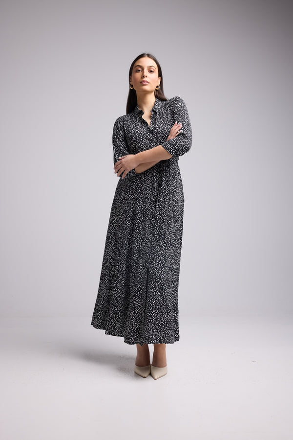 Vestido Largo - Renata - Negro