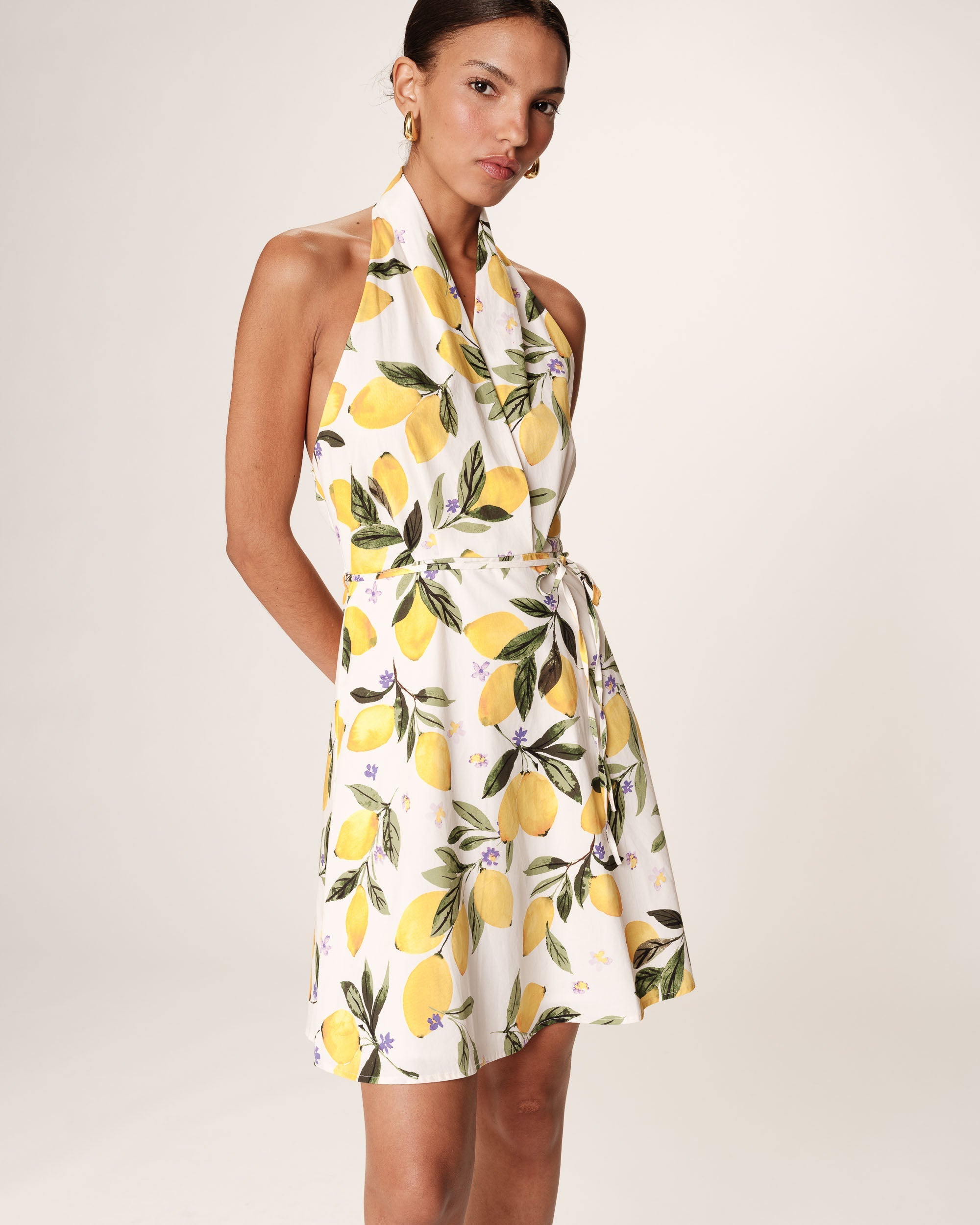 Short Dress Renata - Ecru