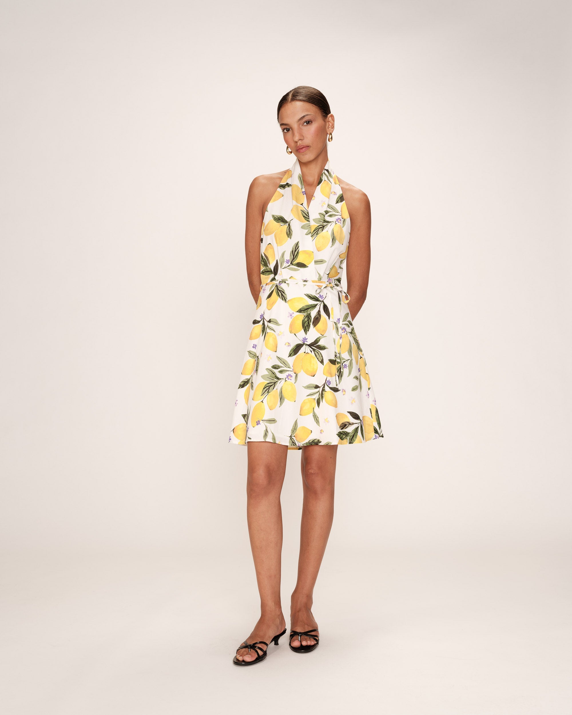 Short Dress Renata - Ecru