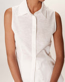 Renee Ecru Slim Fit Shirt