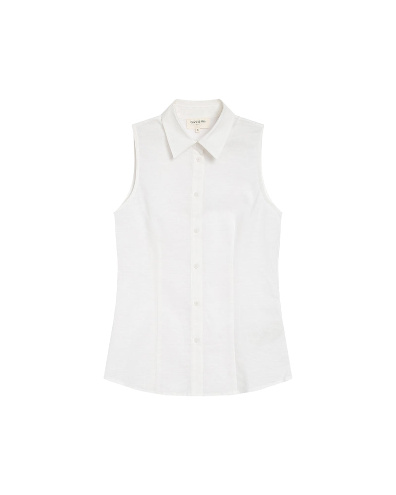 Renee Ecru Slim Fit Shirt