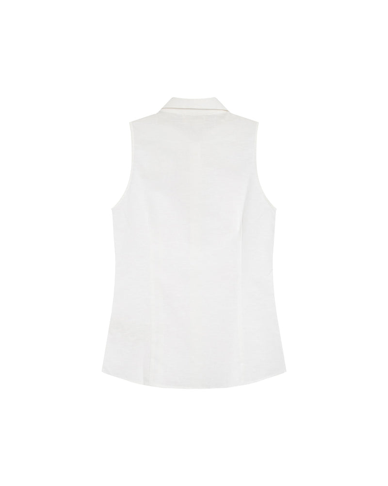 Renee Ecru Slim Fit Shirt