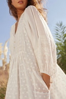 Reneta Dress - Ecru