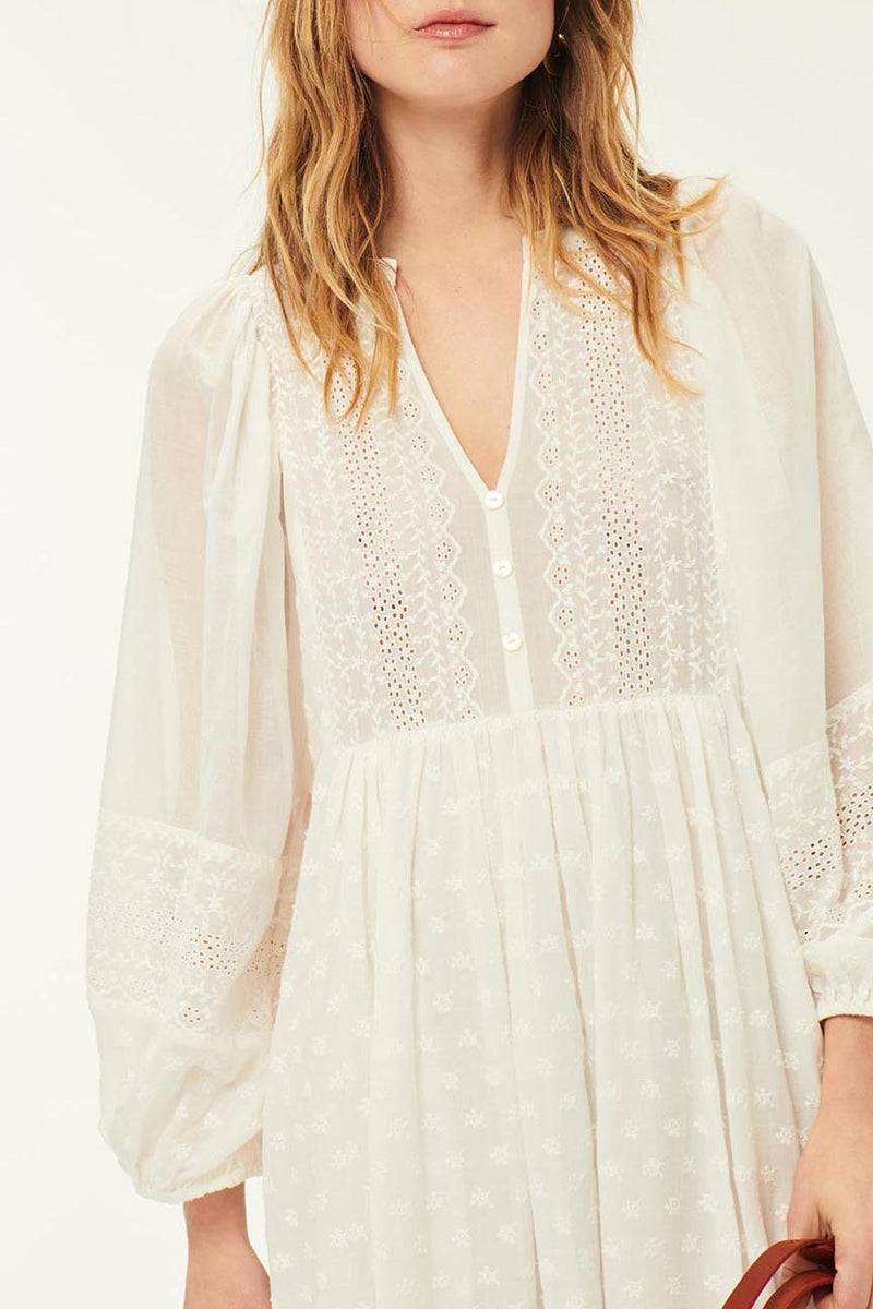 Reneta Dress - Ecru