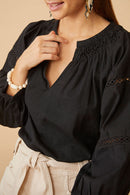 Renissa Blouse - Black