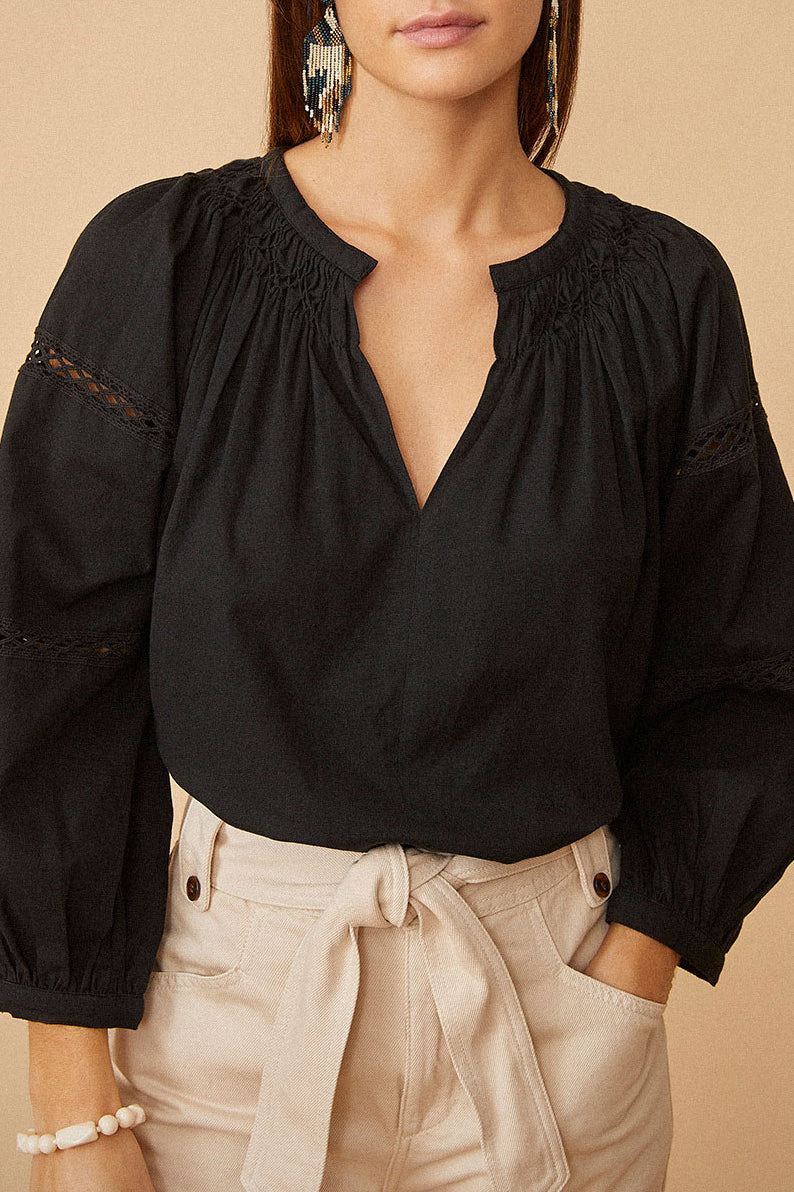 Renissa Blouse - Black