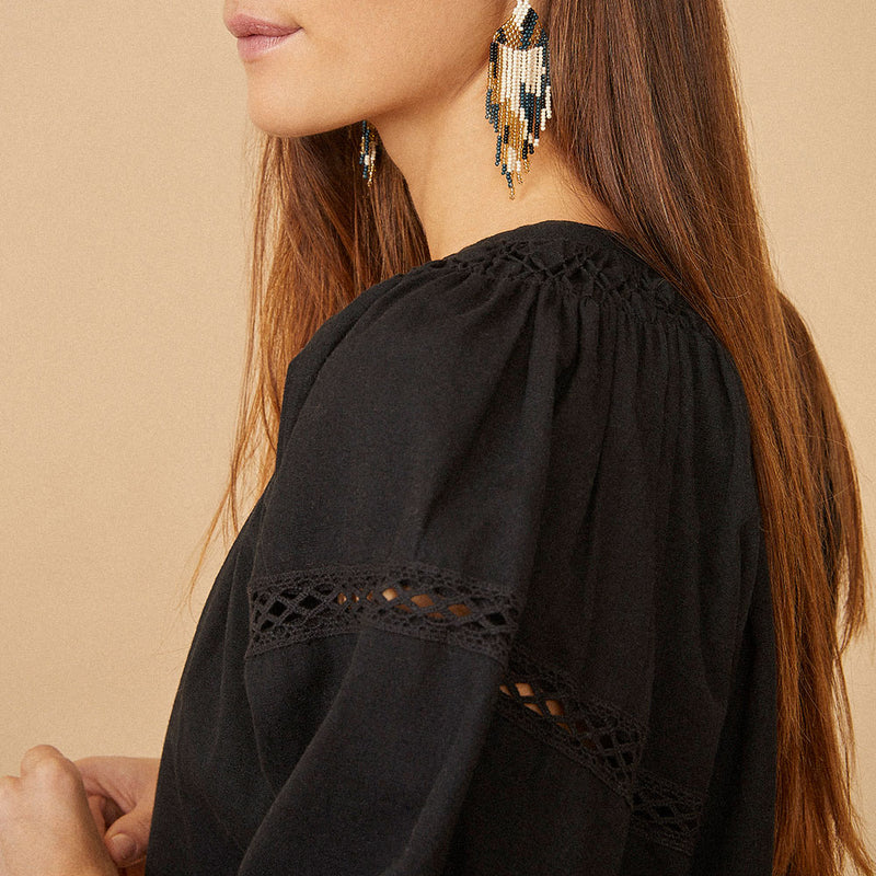 Renissa Blouse - Black