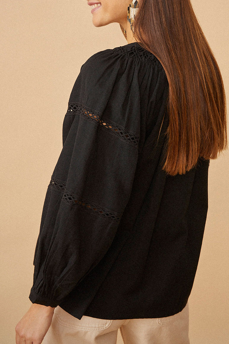 Renissa Blouse - Black