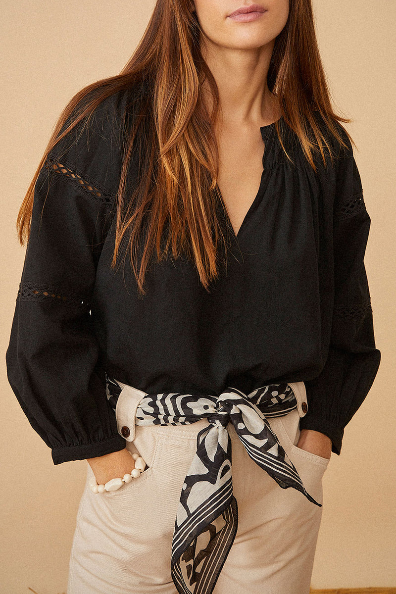 Renissa Blouse - Black