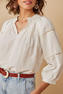 Renissa Blouse - Ecru