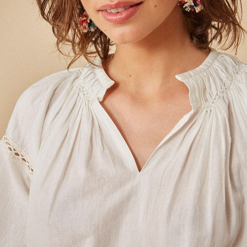 Renissa Blouse - Ecru