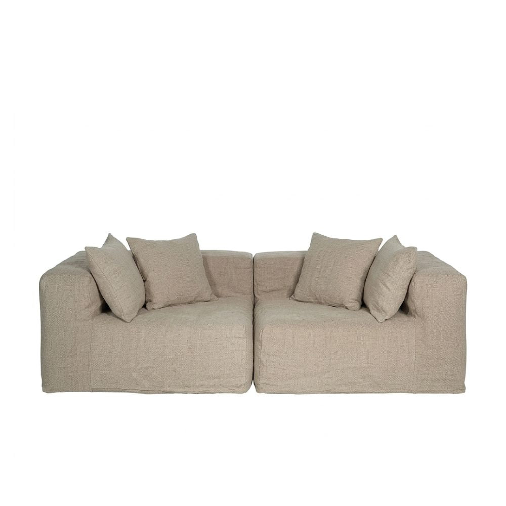 Linen Sofa - Beige