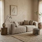 Linen Sofa - Beige